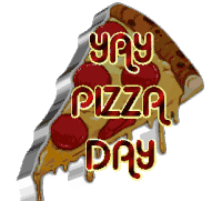 Pizza Day Yay Pizza Day Sticker