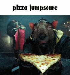 Pizza Pizza Rat GIF