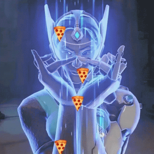 Pizzza Overwatch Symetra GIF