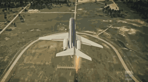 Plane Crash GIF