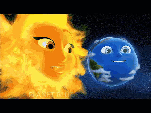 Planet Blue Earth GIF