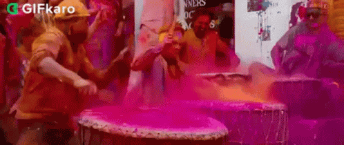 Playing Drums Gifkaro GIF