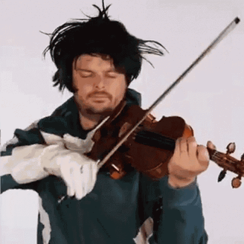 Playing Violin Rob Landes GIF