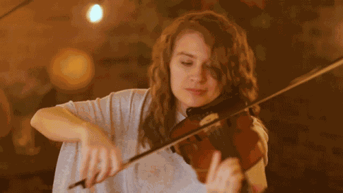 Playing Violin Taylor Davis GIF
