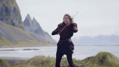 Playing Violin Taylor Davis GIF