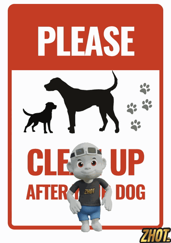 Please Clean Up Dog Owners GIF