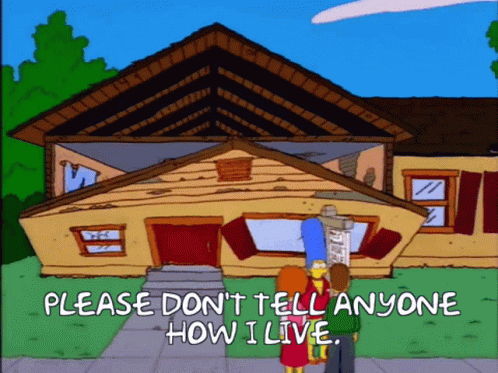 Please Dont Tell Anyone How I Live Lenny GIF