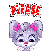 Please Plz Sticker