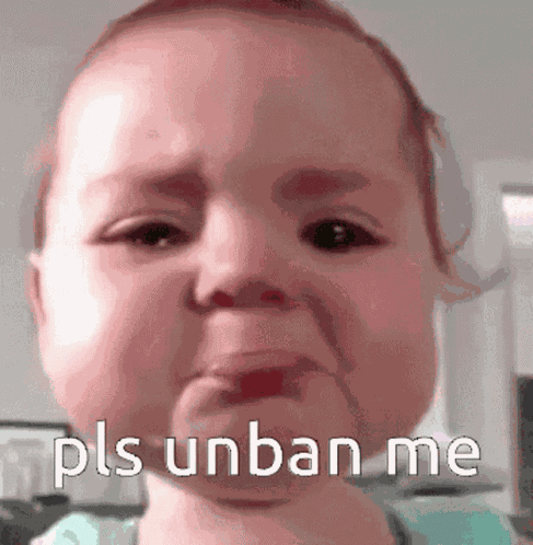 Pls Unban Me Unban GIF