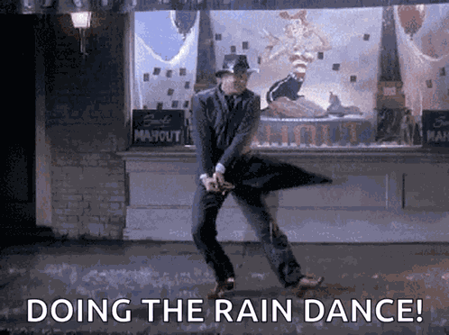 Pluie Happy Dance GIF