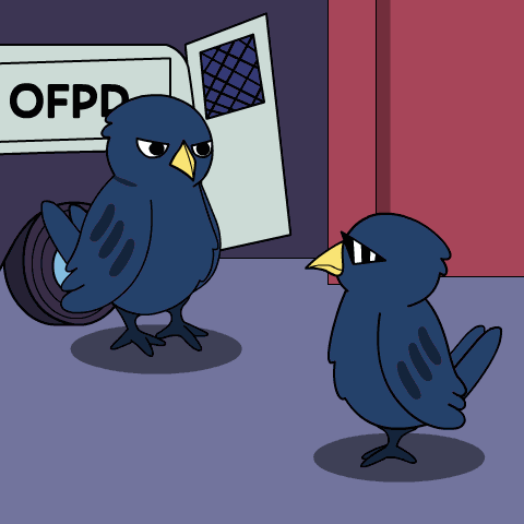 Pointing Twins GIF