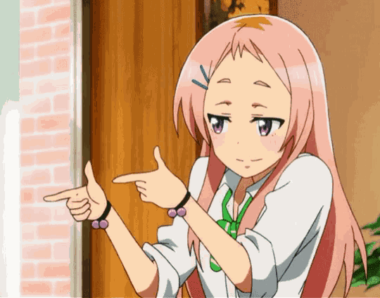 Poke Stare GIF