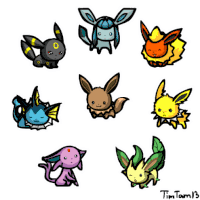 Pokemon Eeveelution Sticker