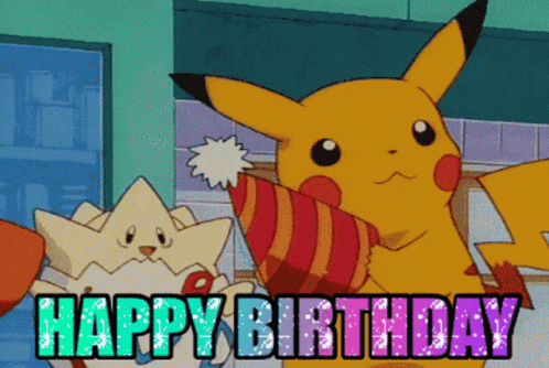 Pokemon Happy Birthday GIF