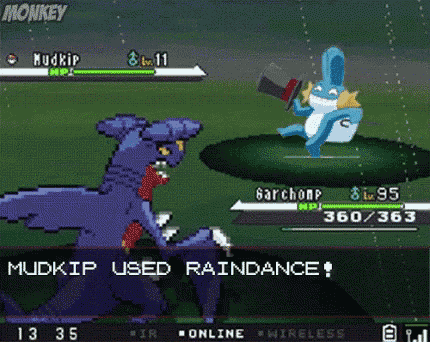 Pokemon Rain Dance GIF
