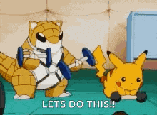 Pokemon Workout GIF