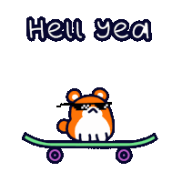 Poki Hamster Sticker