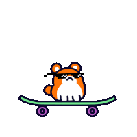 Poki Hamster Sticker