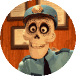 Police Coco Sticker