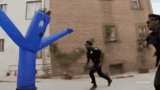Police Wacky Waving Inflatable Tube Man GIF