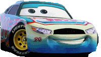 Ponchy Wipeout Cars Movie Sticker