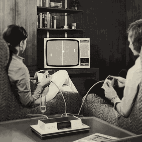 Pong Video Game GIF