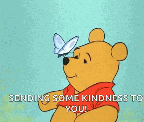 Pooh Butterfly GIF