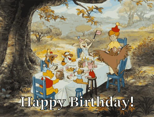 Pooh Celebration GIF