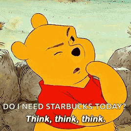 Pooh Think GIF
