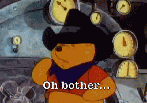 Pooh Western Oh Bother GIF