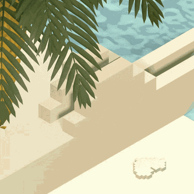 Pool Palms GIF