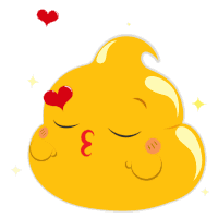 Poop Cute Sticker