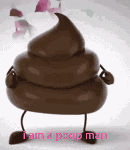 Poop Man GIF
