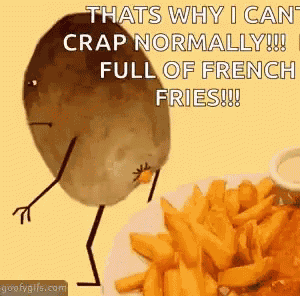 Poop Potato GIF