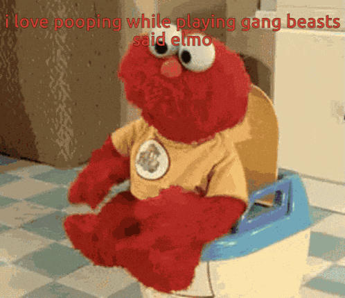 Pooping While Playing Gang Beasts GIF