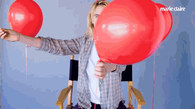 Pop A Balloon Cara Delevingne GIF