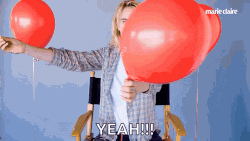 Pop A Balloon Cara Delevingne GIF