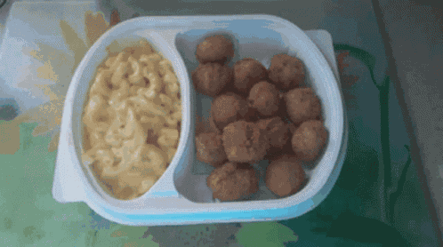 Popcorn Chicken Mac And Cheese GIF
