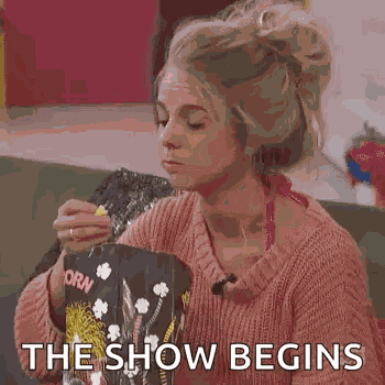 Popcorn Entertained GIF