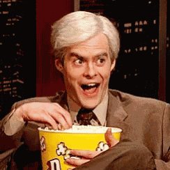 Popcorn Interested GIF