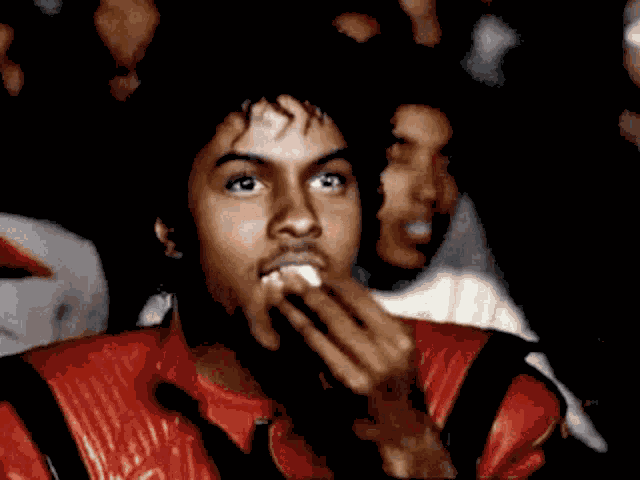 Popcorn Michael GIF