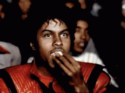 Popcorn Michael GIF
