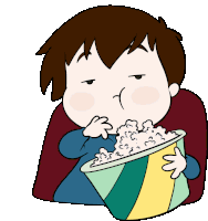 Popcorn Sticker