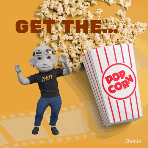 Popcorn Popcorn Eating GIF