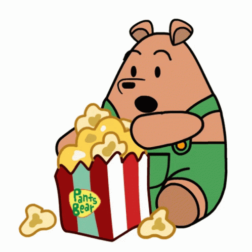 Popcorn Popping Popcorn GIF