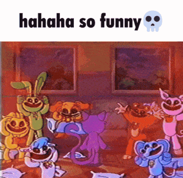 Poppy Playtime Chapter 3 Smiling Critters GIF