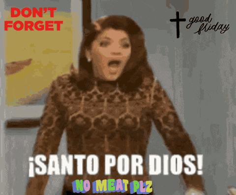 Por Dios No Meat GIF