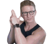 Pose Finger Gun Sticker