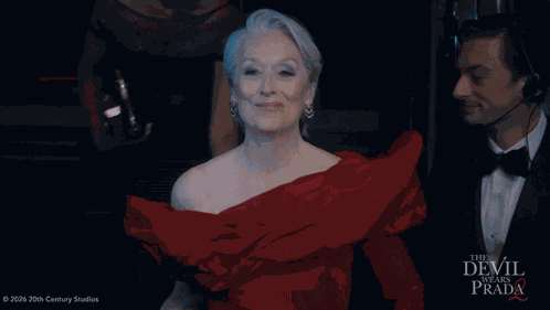 Posing Miranda Priestly GIF