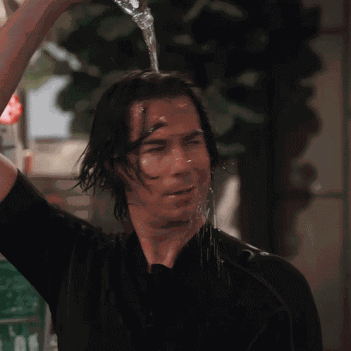Pouring Water On My Head Spencer Shay GIF